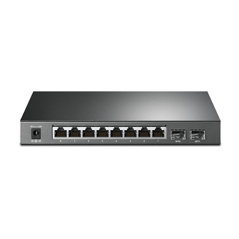 TP-Link TL-SG2210P 8-Port Gigabit Smart PoE Switch with 2 SFP Slots L2/L3/L4 QoS and IGMP Snooping WEB/CLI Managed 53W Fanless Omada SDN