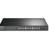 TP-Link TL-SG3428XMP JetStream 24-Port Gigabit and 4-Port 10GE SFP+ L2+ Managed Switch with 24-Port PoE+ Omada