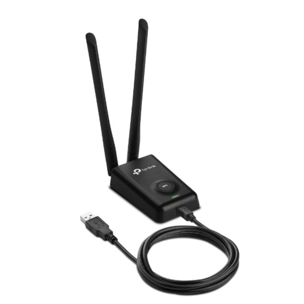 TP-Link TL-WN8200ND N300 High Power Wireless USB Adapter 2.4GHz (300Mbps) mini USB 802.11bgn 2*5dBi Antennas 1.5m USB cable (relace WN7200ND)