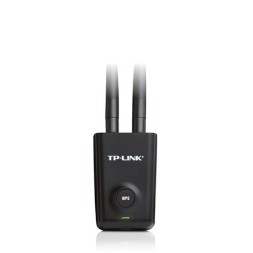 TP-Link TL-WN8200ND N300 High Power Wireless USB Adapter 2.4GHz (300Mbps) mini USB 802.11bgn 2*5dBi Antennas 1.5m USB cable (relace WN7200ND)