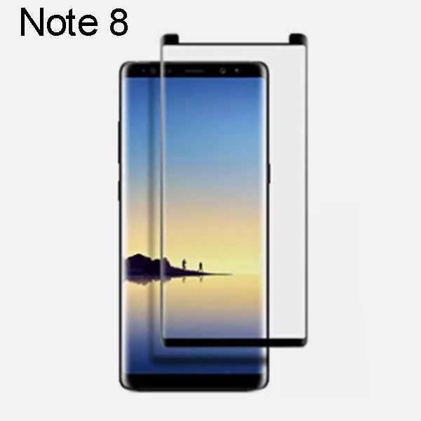 For Samsung Note 9, Note 8 or Note 20 full coverage Tempered Glass Screen Protector  (no packaging)