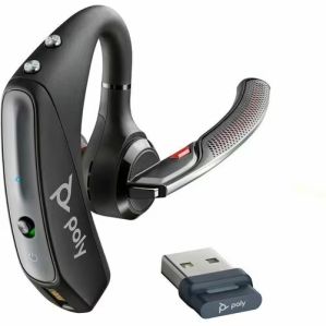 HP Poly / Plantronics Voyager 5200 Office boomm bluetooth Headset for PC and Mobile with Active Noice Cancellation