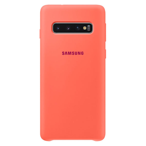 Samsung Galaxy S10 Plus (S10+)  Silicone Cover (6.4") - Black, Berry Pink or Blue