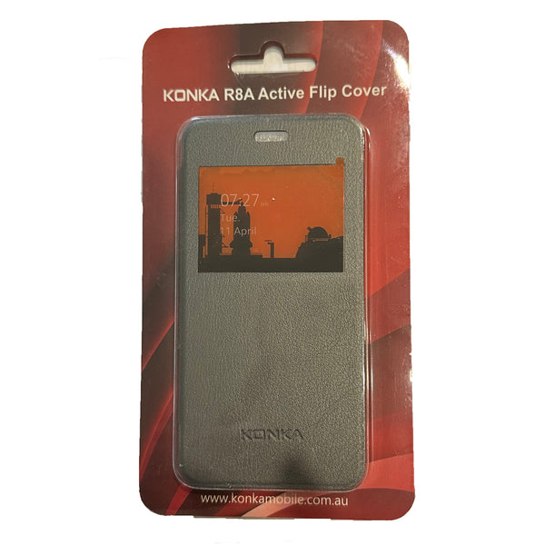 Genuine Konka R8A ACTIVE Flip Case  - Grey
