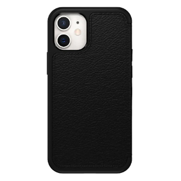For iPhone 12  mini (5.4") OtterBox Strada Series Case Shadow-Black