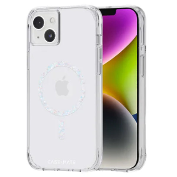 Case-Mate Twinkle Clear Case - MagSafe For iPhone 14 Plus (6.7") - Clear/Diamond-Clear