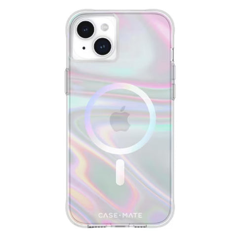 Case-Mate Soap Bubble MagSafe Case For iPhone 15/14/13(6.1")  - Iridescent