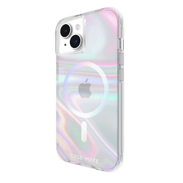 Case-Mate Soap Bubble MagSafe Case For iPhone 15/14/13(6.1")  - Iridescent
