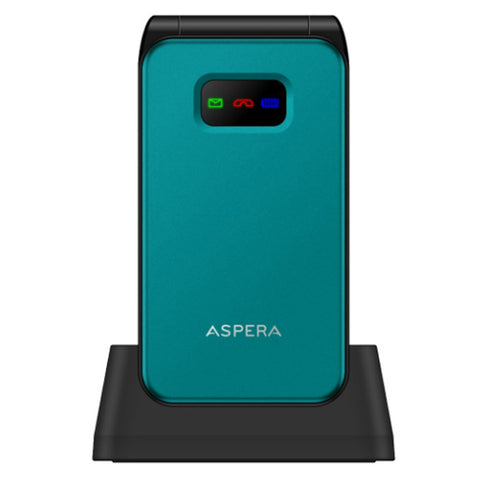 Aspera F46 (2.8'', 128GB/48MB, Flip Phone) - Green
