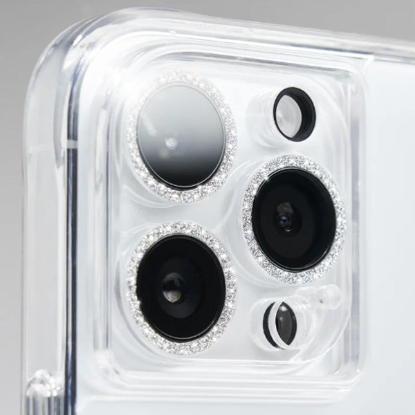 Case-Mate Lens Protector For iPhone 14 Pro/14 Pro Max - Sparkle Silver