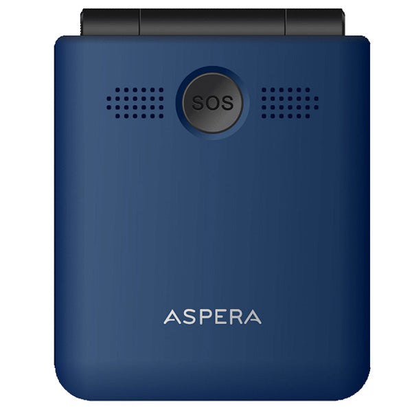 Aspera F50 4G Flip Phone (2.4'', 128MB/48MB) - Midnight or Red