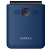 Aspera F50 4G Flip Phone (2.4'', 128MB/48MB) - Midnight or Red