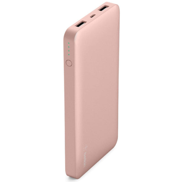 Belkin F7U039btC00 Pocket Power Bank, 10K mAh, Rose Gold