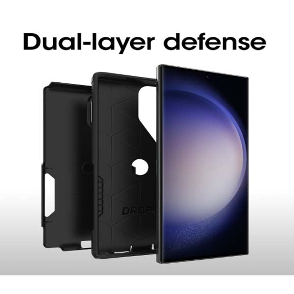 OtterBox Commuter Samsung Galaxy S23 Ultra 5G (6.8") Case Black