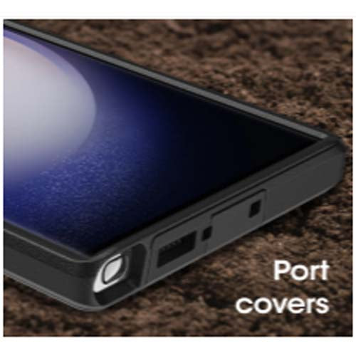 OtterBox Commuter Samsung Galaxy S23 Ultra 5G (6.8") Case Black