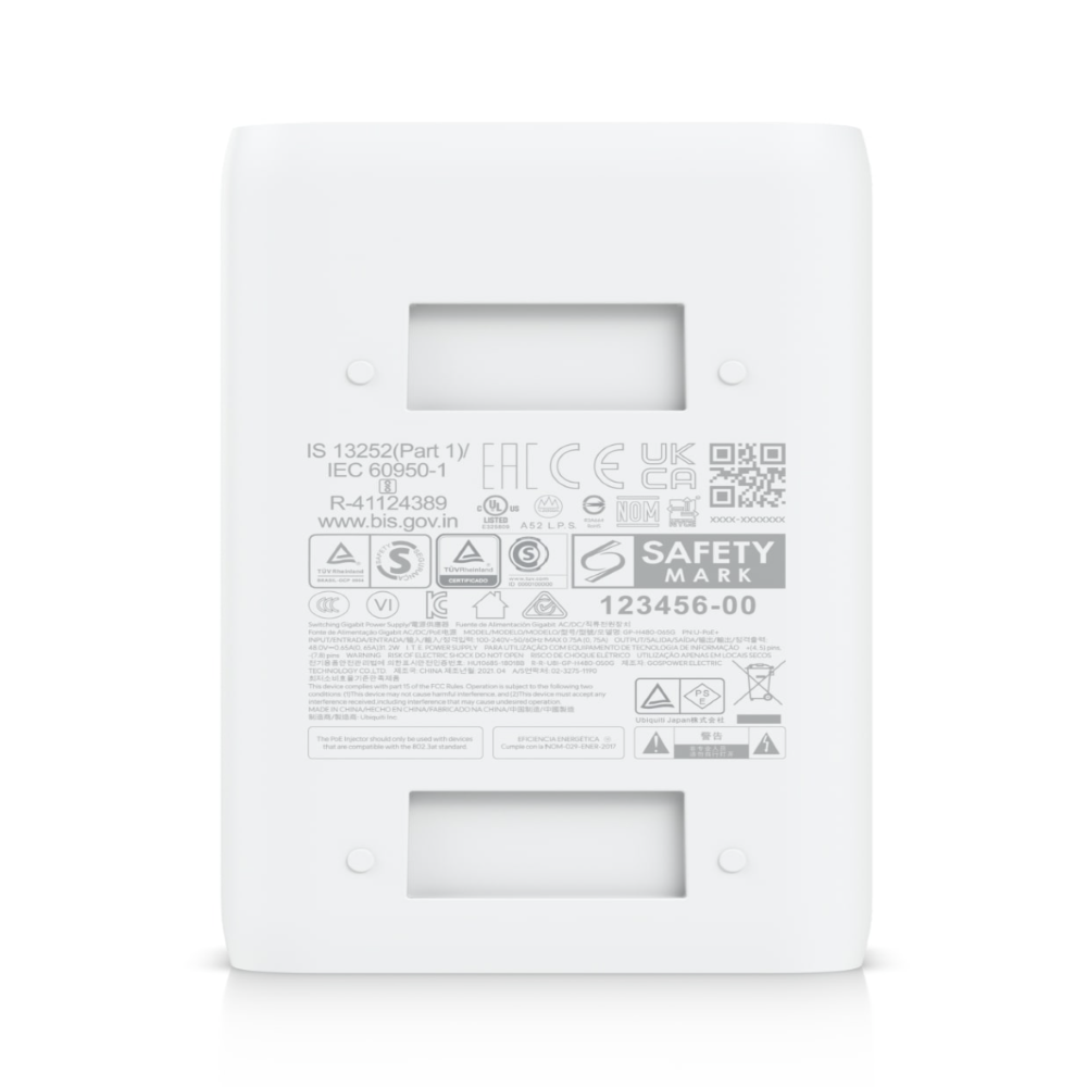 Ubiquiti PoE+ Adapter (30W), Power UniFi PoE+ Devices,Reduce Dependency On PoE Switch Power,Provide A Gigabit LAN Connection (Renamed From U-PoE-AT)