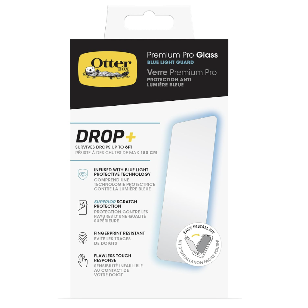 OtterBox Premium Anti Blue Light Screen Protector for iPhone 15 Pro