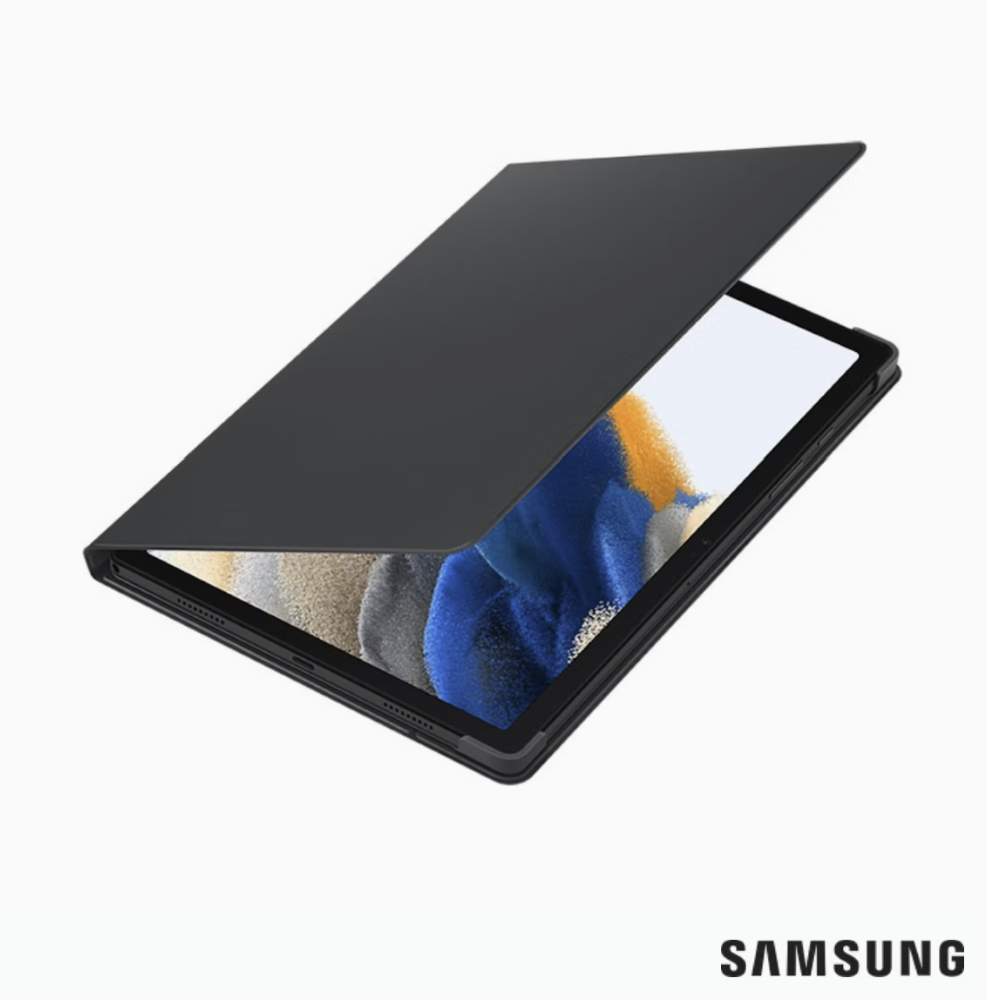 Samsung 10.5inch Galaxy Tab A8 Book Cover - Dark Grey