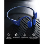 Shokz OpenRun Wireless Open-Ear Sport Headphones - Blue