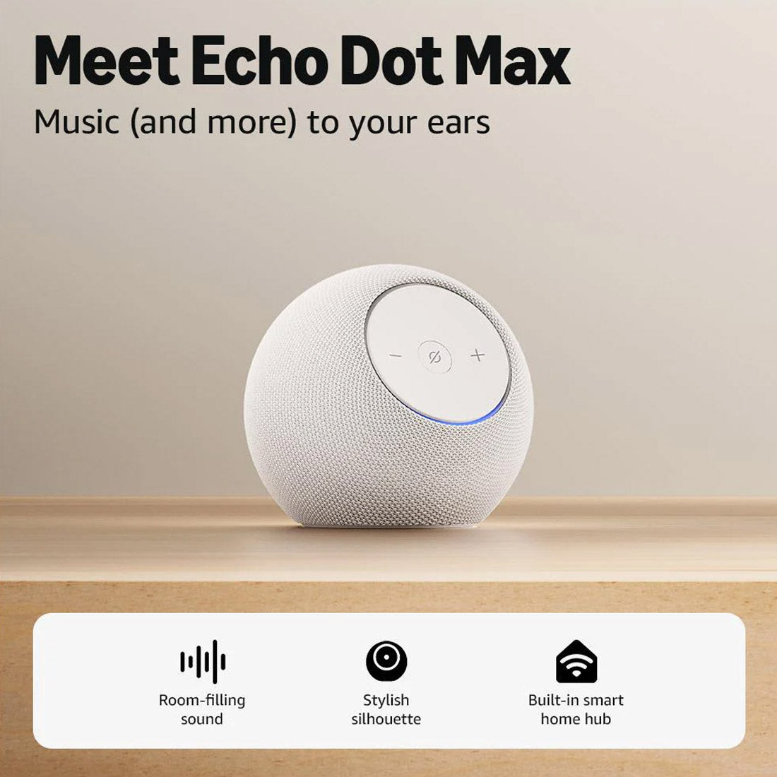 Amazon Echo Dot Max Smart Speaker Hub - Graphite