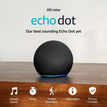 Amazon Echo Dot Smart Speaker & Alexa (5th Gen) - Charcoal