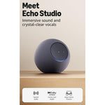 Amazon Echo Studio (Newest Gen) Dolby Atmos/Immersive Spatial - Graphite