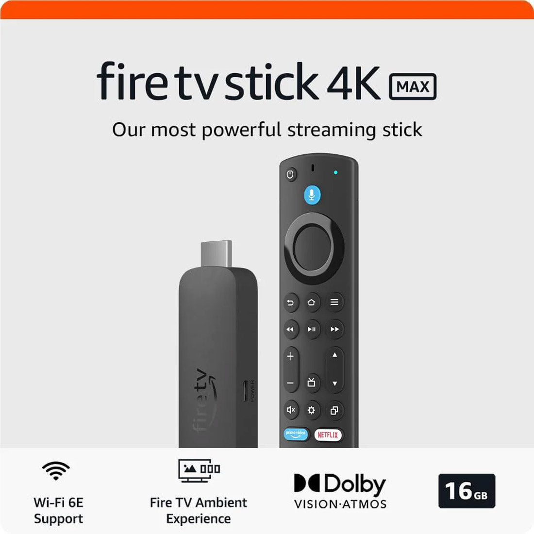 Amazon Fire TV Stick 4K Max 16GB RAM (2024)