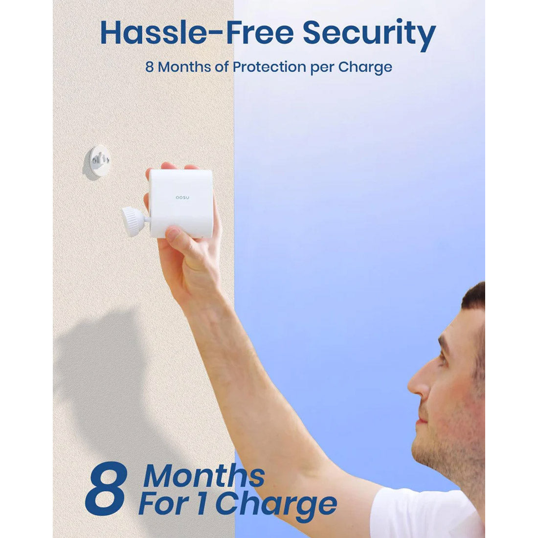 AOSU 2K HD WirelessCam System Pro - White