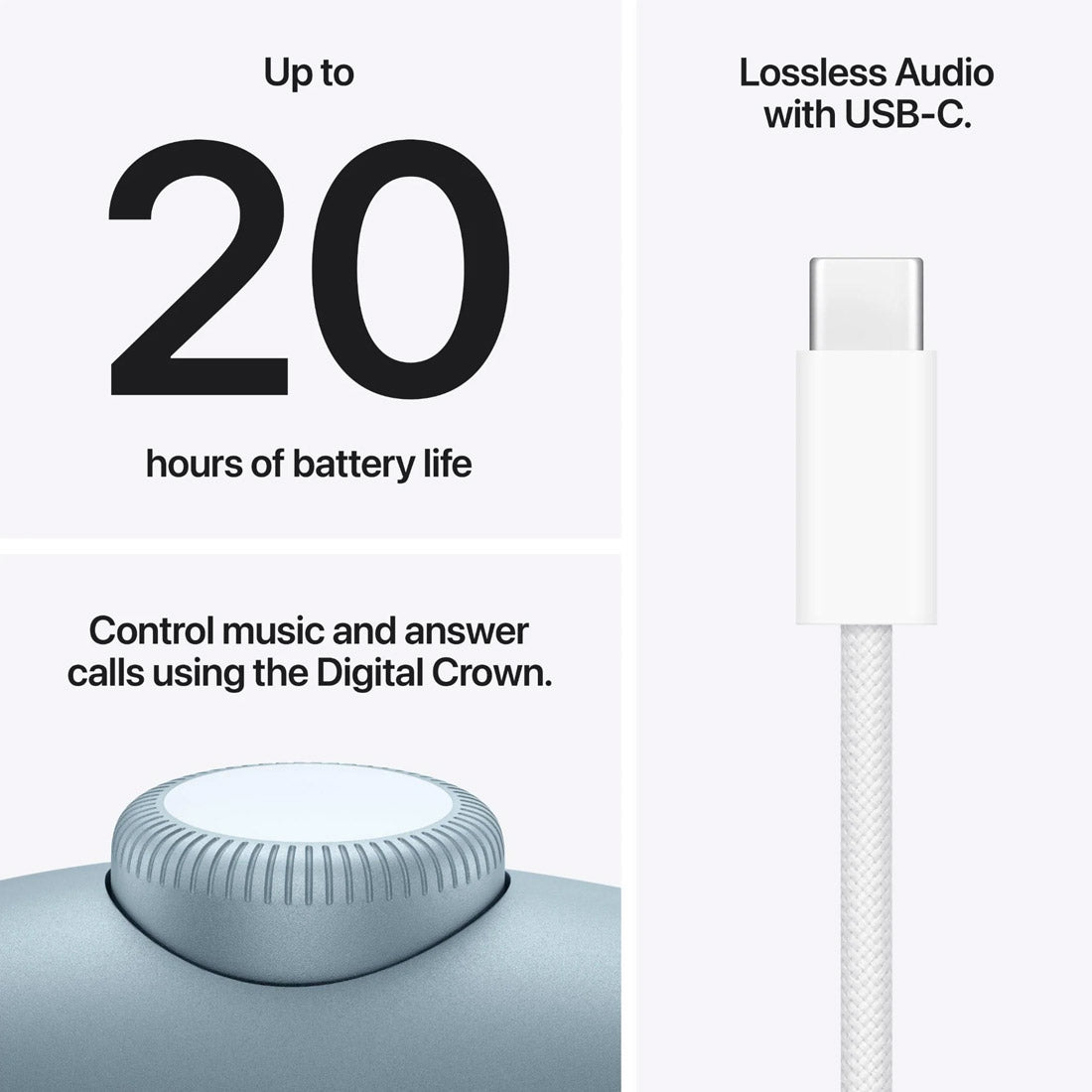 Apple AirPods Max 2 Wireless Over-Ear Headphones MHWM4ZA/A - Blue
