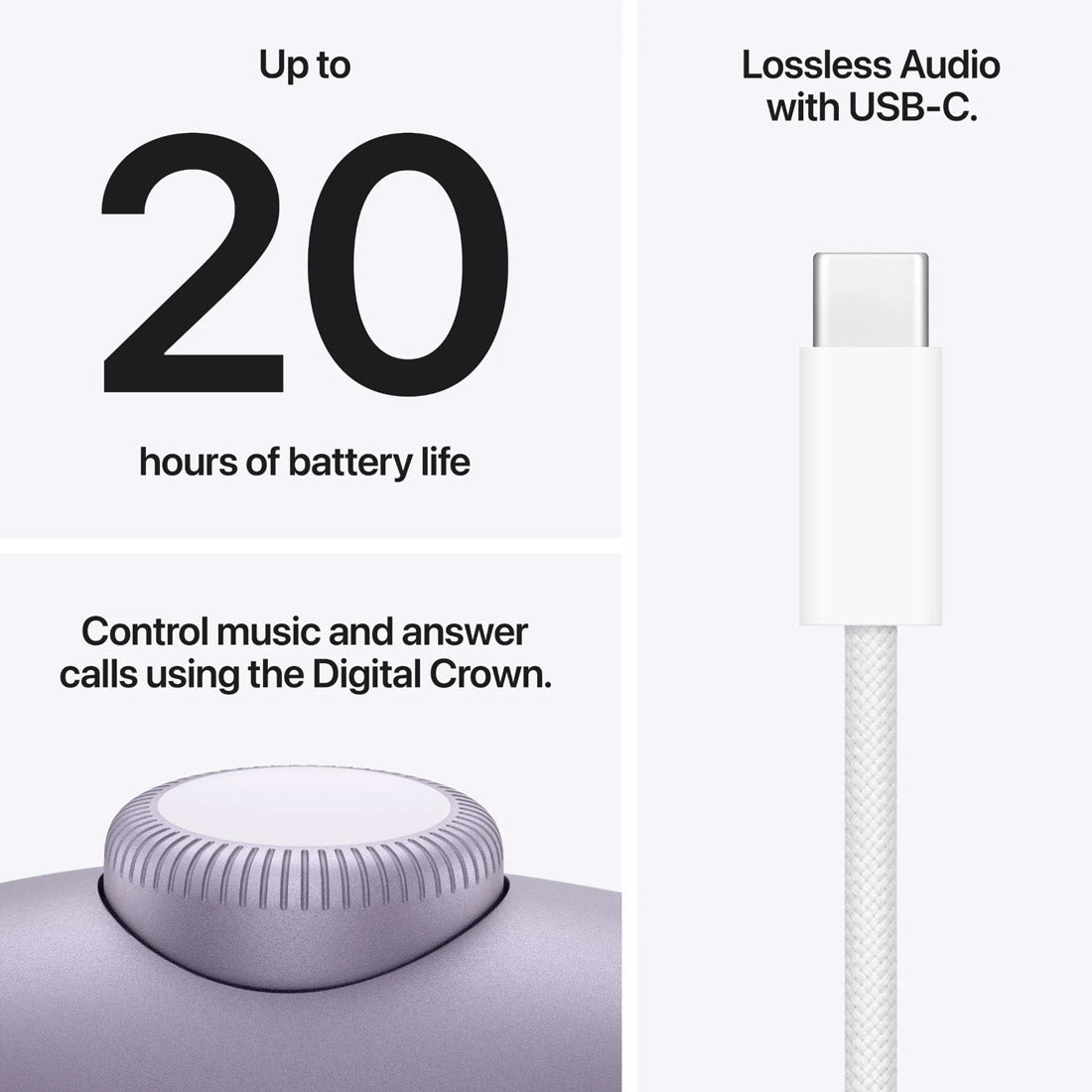 Apple AirPods Max 2 Wireless Over-Ear Headphones MHWP4ZA/A - Purple