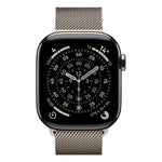 Apple Watch Series 11 GPS + Cellular 46mm Natural Titanium Case w/ Natural Milanese Loop (M/L)