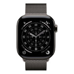Apple Watch Series 11 GPS + Cellular 46mm Slate Titanium Case w/ Slate Milanese Loop (S/M)