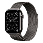 Apple Watch Series 11 GPS + Cellular 46mm Slate Titanium Case w/ Slate Milanese Loop (M/L)