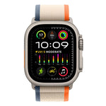 Apple Watch Ultra 2 GPS + Cellular 49mm Titanium w/ Orange/Beige Trail Loop - M/L