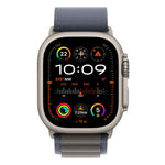 Apple Watch Ultra 2 49mm GPS + Cellular Titanium Case w/ Blue Alpine Loop Medium