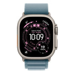 Apple Watch Ultra 3 49mm GPS + Cellular Natural Titanium Case w/ Light Blue Alpine Loop (Medium)