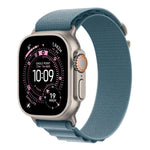 Apple Watch Ultra 3 49mm GPS + Cellular Natural Titanium Case w/ Light Blue Alpine Loop (Small)