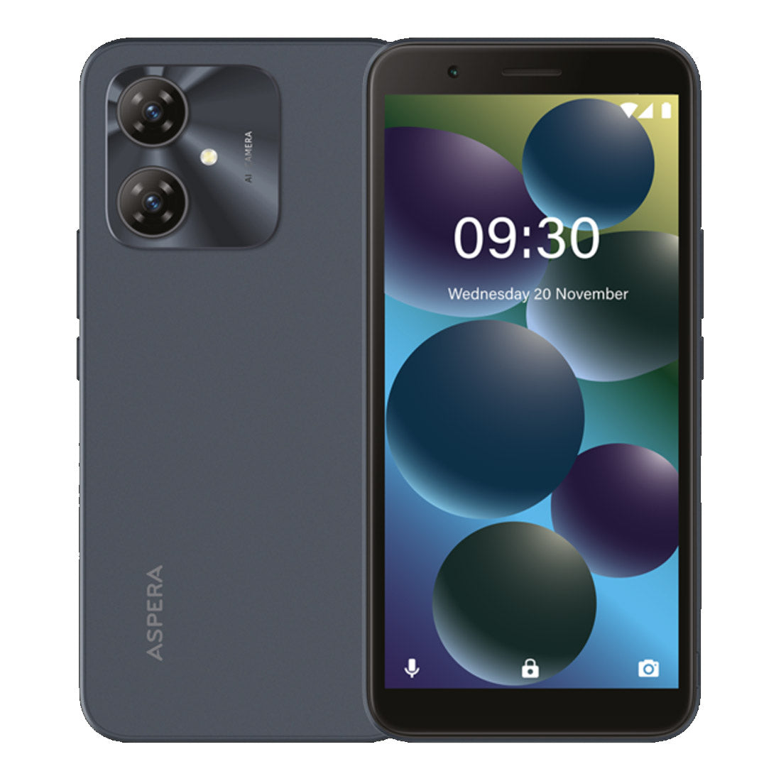 Aspera Chat 4G (Dual Sim, 6'', 64GB/2GB) - Dark Grey Image