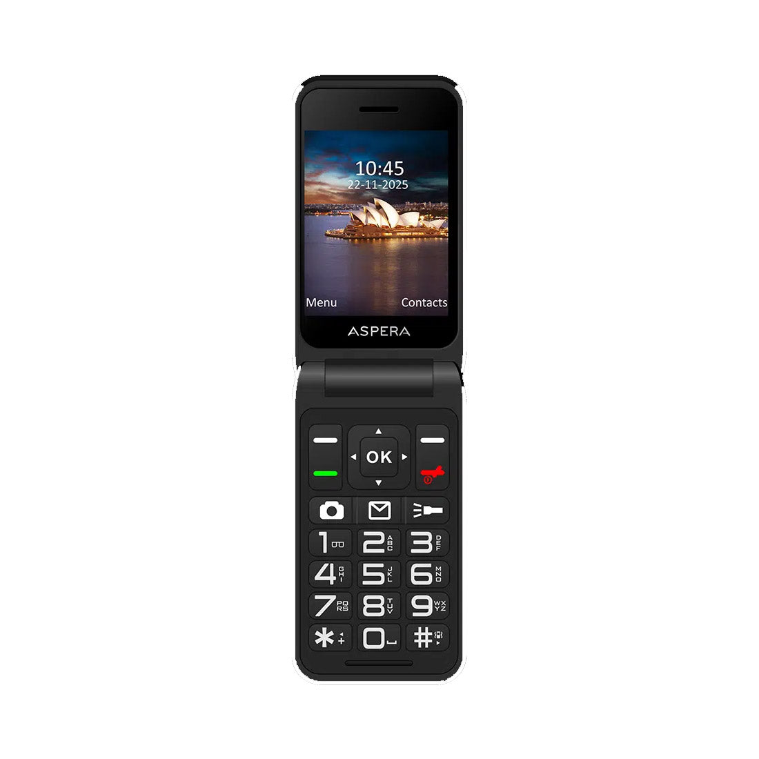 Aspera F46+ Plus (2.8" 128MB/48MB- Flip) - Green