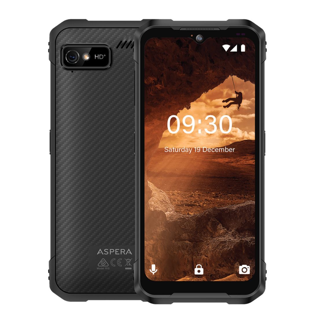 Aspera R10 (Dual Sim, 6.52" , 128GB/4GB) - Black Image