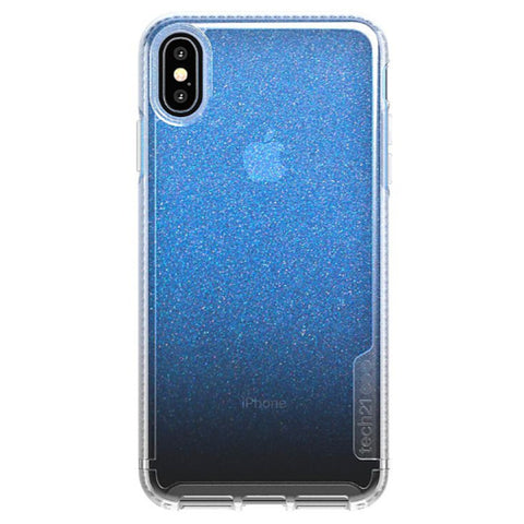 Tech21 Pure Shimmer for iPh Xs Max (6.5")  - Blue
