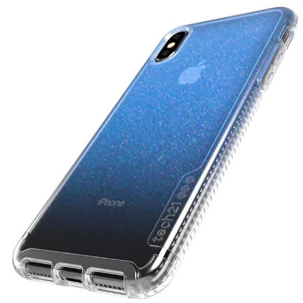 Tech21 Pure Shimmer for iPh Xs Max (6.5")  - Blue
