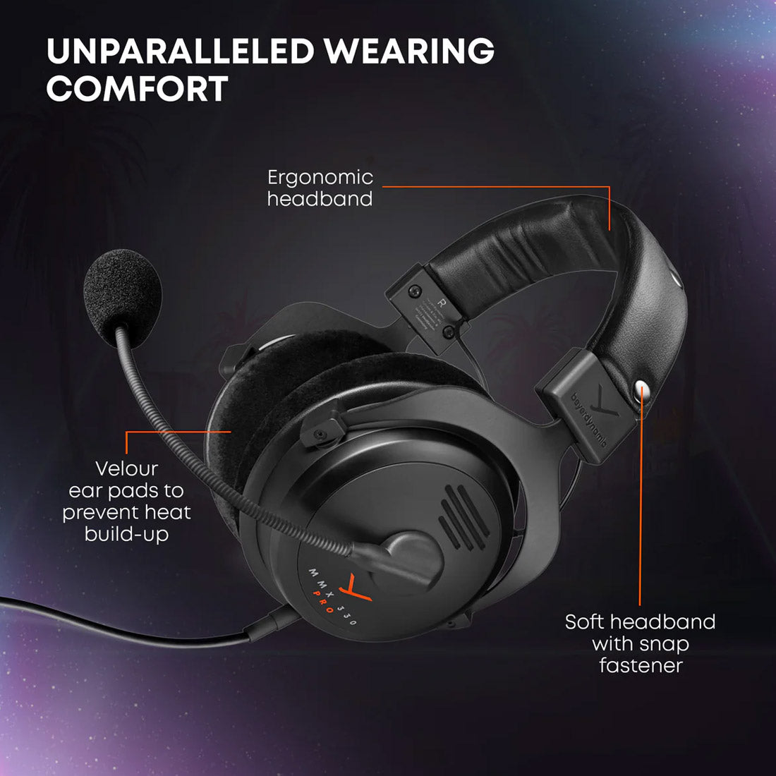Beyerdynamic MMX 330 Pro Open-back Wired Gaming Headset - Black