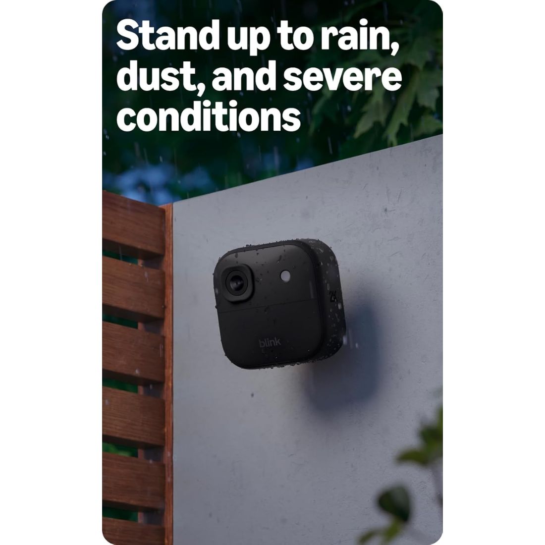 Blink Outdoor Camera 2K+ w/ Wireless Security Camera System (5 Pack) - Black(OS)