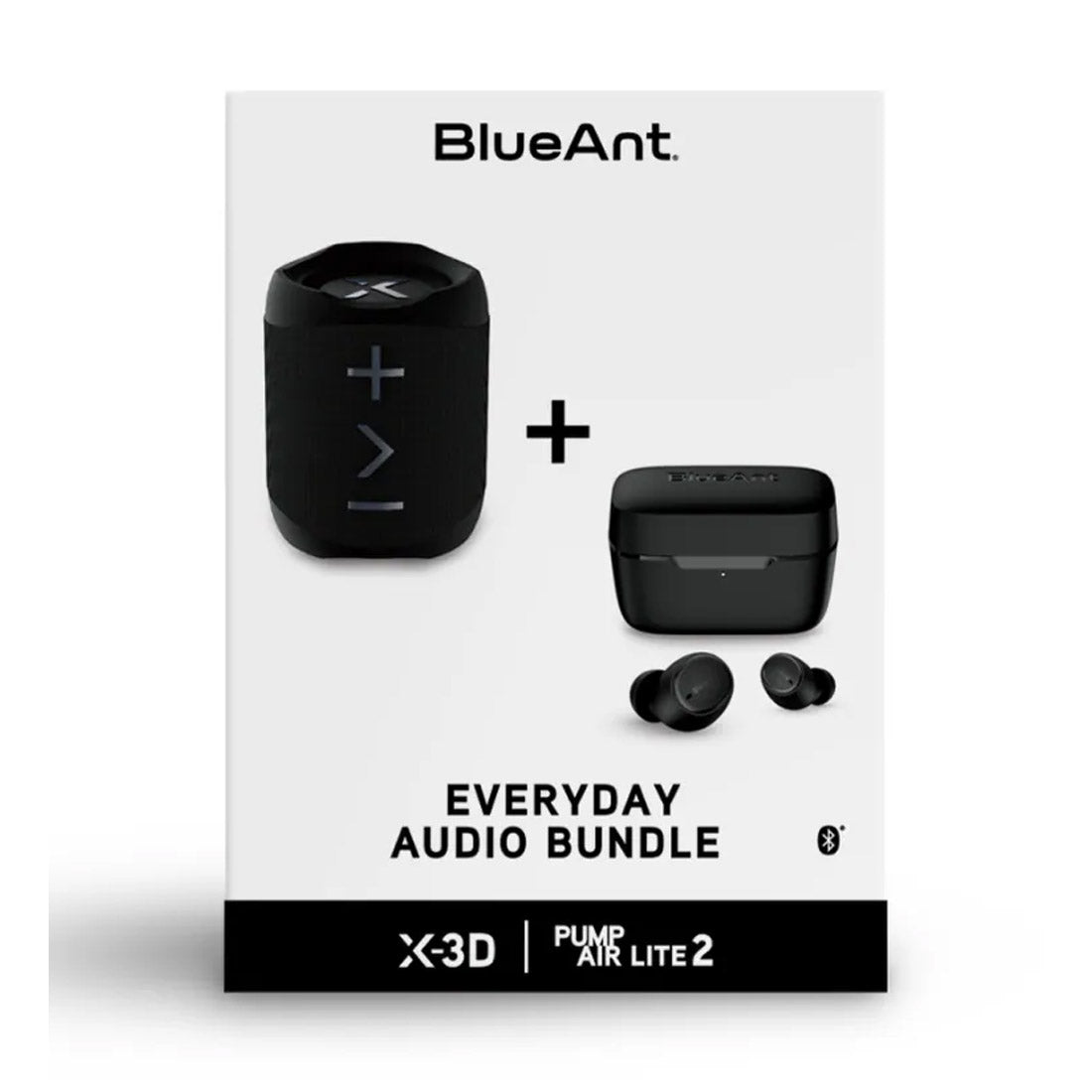 Blueant X3D Portable Speaker & Pump Air Lite 2 Wireless Earbuds Bundle