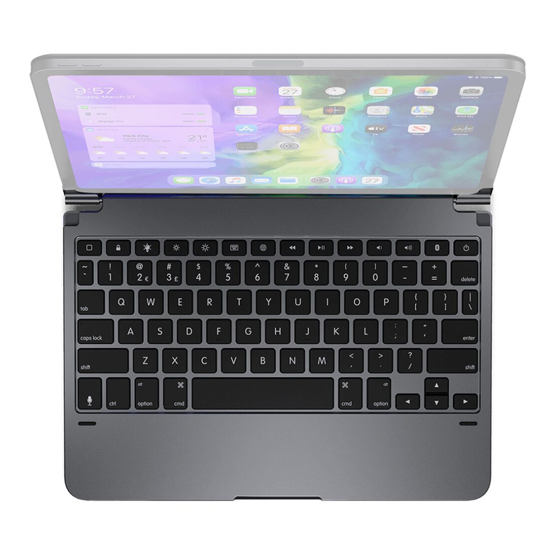 Brydge 11.0 Pro Wireless Bluetooth Keyboard for IPad Pro 11-inch (2nd Gen)  - Space Gray