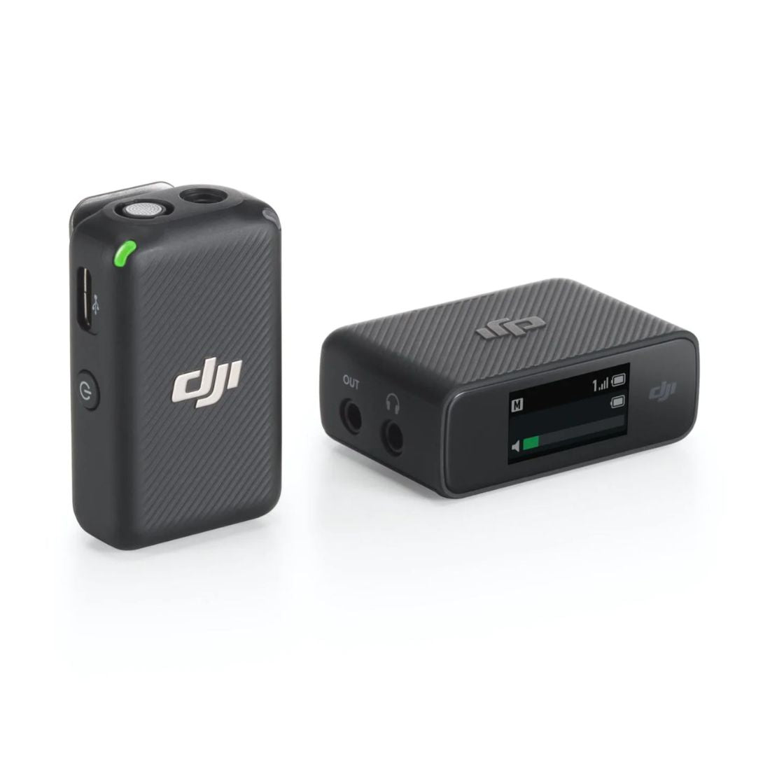 DJI Mic (1 Transmitter + 1 Receiver) Wireless Microphone (For Android, iPhone, PC, Camera)