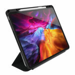 EFM Aspen Folio Case Armour with D3O & Leather for iPad 10.2 - Black