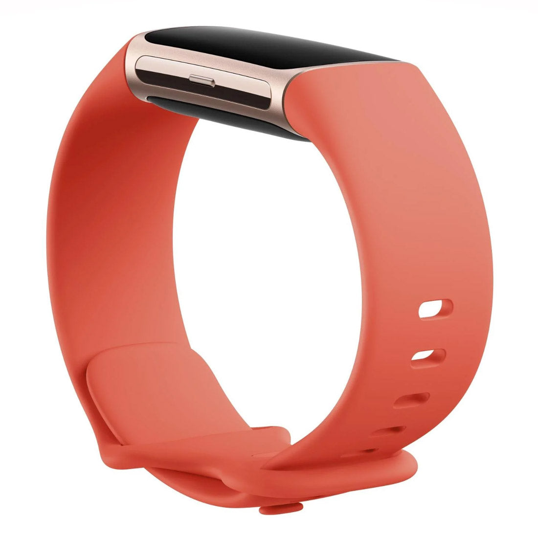 Fitbit Charge 6 Fitness Tracker - Coral/Champagne Gold Aluminium