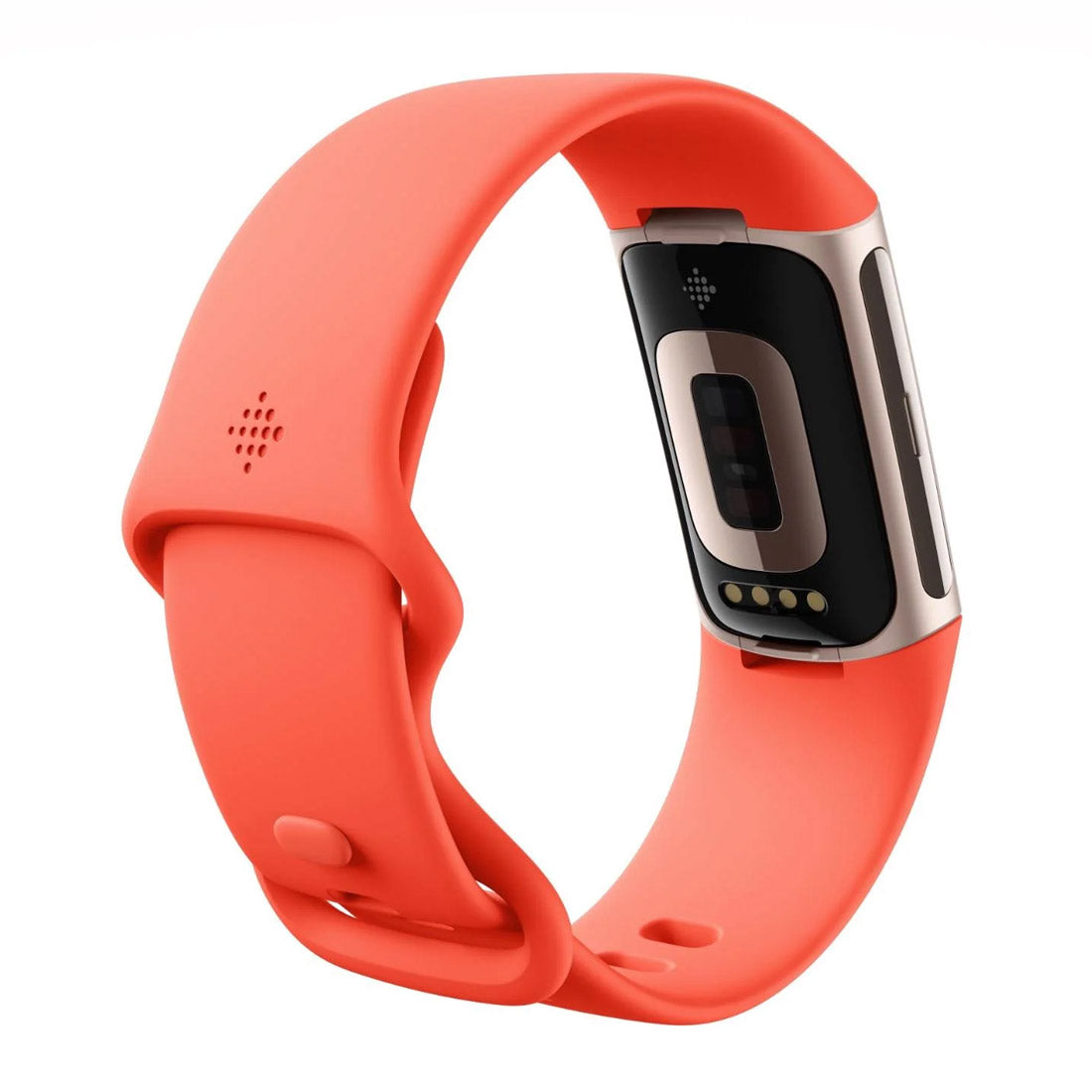 Fitbit Charge 6 Fitness Tracker - Coral/Champagne Gold Aluminium